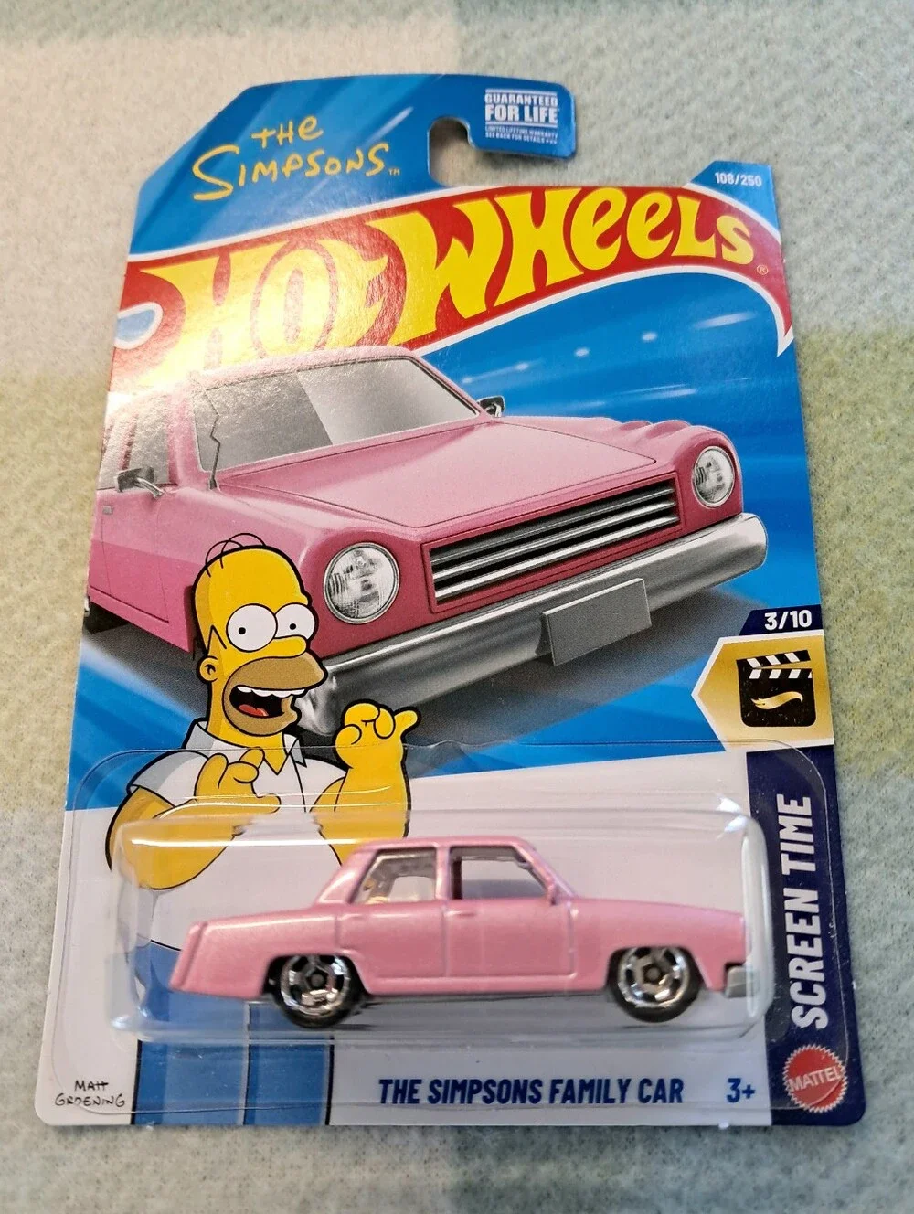 Lot Of 4 Hot Wheels 1:64 Scale Skyline The Simpsons & 2 Reg Treasure Hunts